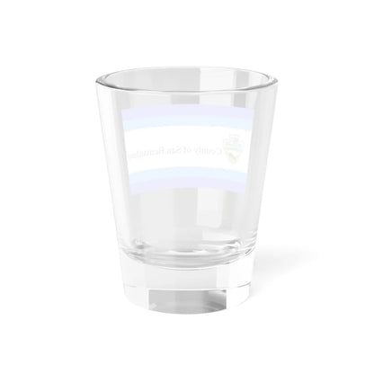 Flag of San Bernardino County California 1984-2024 (United States) Shot Glass 1.5oz - Go Mug Yourself