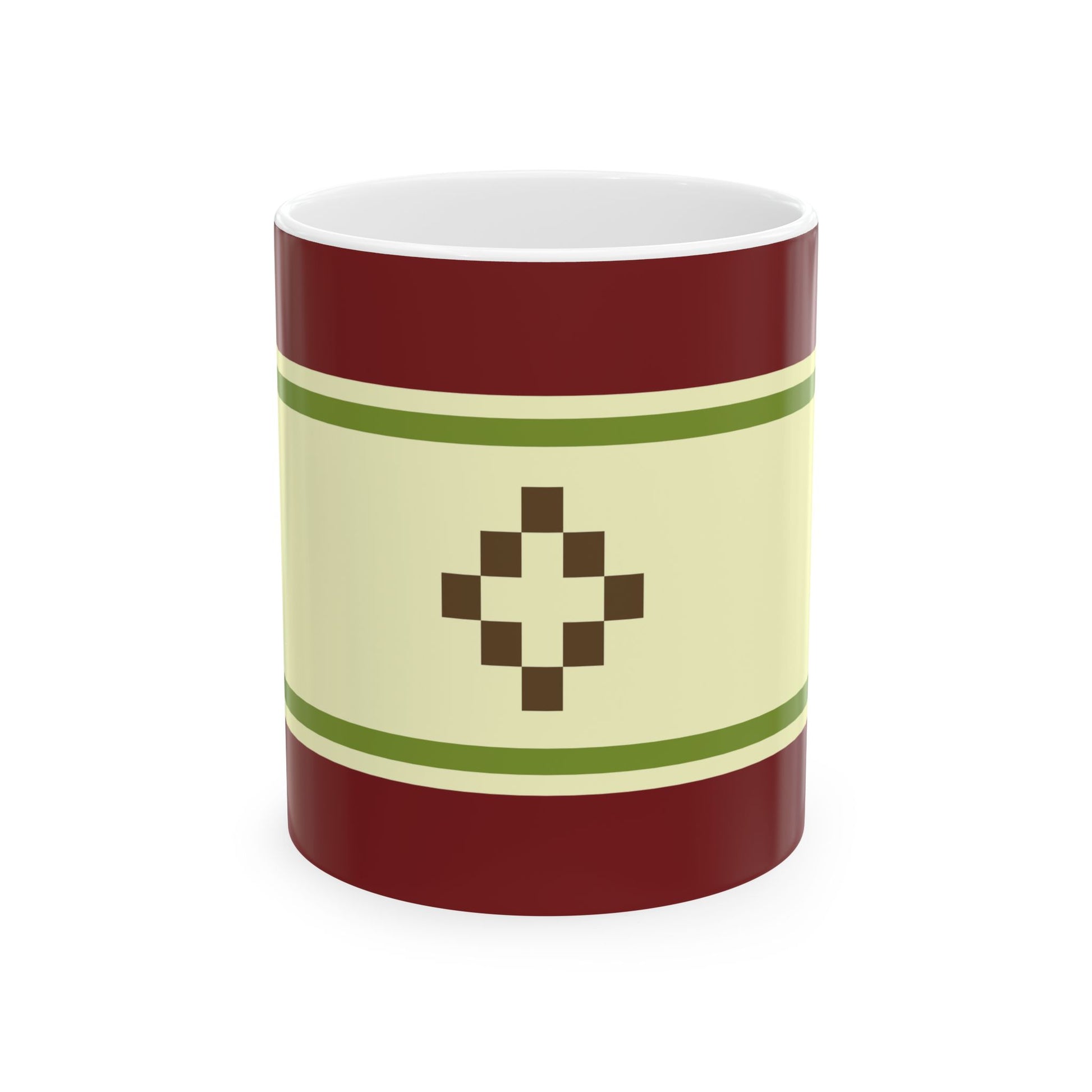 Flag of San Fernando del Valle de Catamarca (Argentina) White Coffee Mug-11oz-Go Mug Yourself