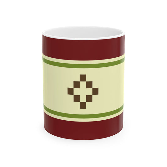 Flag of San Fernando del Valle de Catamarca (Argentina) White Coffee Mug-11oz-Go Mug Yourself