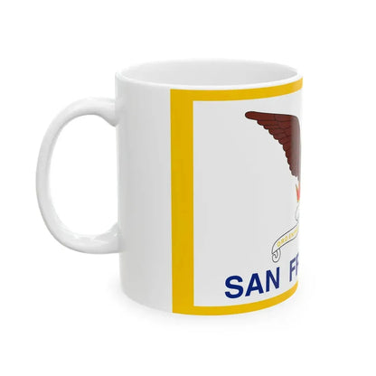 Flag of San Francisco California (United States) White Coffee Mug - Go Mug Yourself