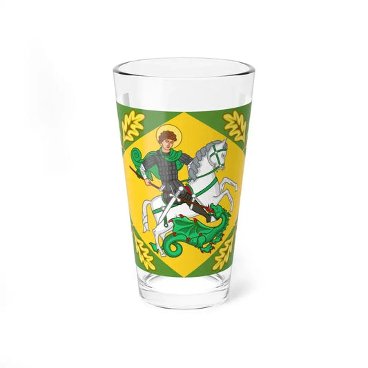 Flag of San Giorgio Bigarello (Italy) Pint Glass 16oz 16oz - Go Mug Yourself