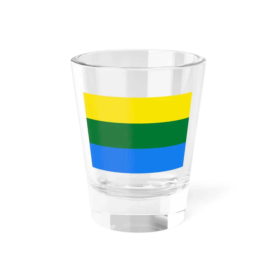 Flag of San Javier Cercado Bolivia (Bolivia) Shot Glass 1.5oz 1.5oz - Go Mug Yourself