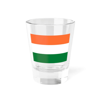 Flag of San Javier Ñuflo de Chaves Bolivia (Bolivia) Shot Glass 1.5oz 1.5oz - Go Mug Yourself