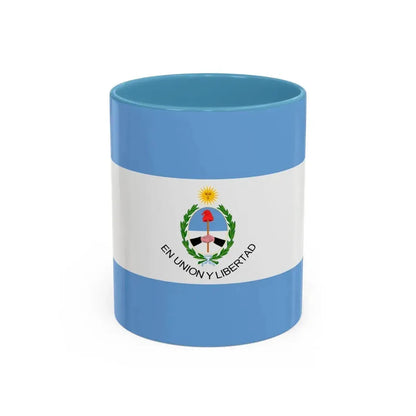Flag of San Juan Province Argentina - Accent Coffee Mug 11oz Light Blue - Go Mug Yourself
