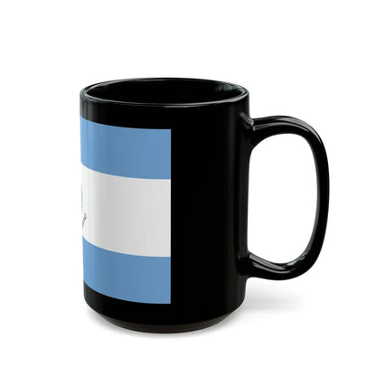 Flag of San Juan Province Argentina - Black Coffee Mug-Go Mug Yourself