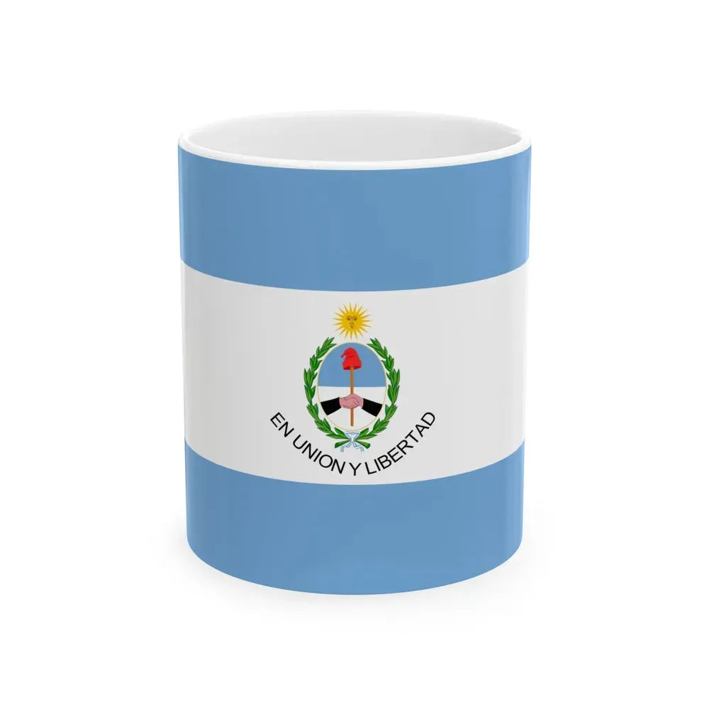 Flag of San Juan Province Argentina - White Coffee Mug 11oz - Go Mug Yourself