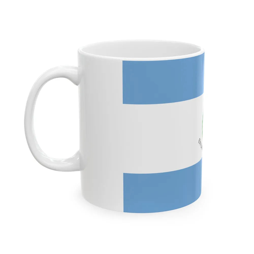 Flag of San Juan Province Argentina - White Coffee Mug-Go Mug Yourself