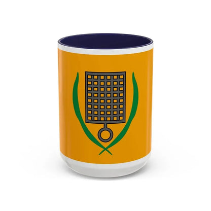 Flag of San Lawrenz Malta - Accent Coffee Mug 15oz Navy - Go Mug Yourself