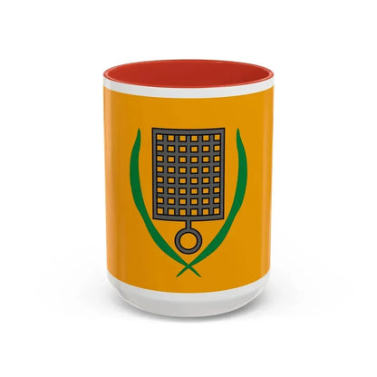 Flag of San Lawrenz Malta - Accent Coffee Mug 15oz Red - Go Mug Yourself