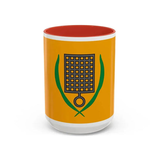 Flag of San Lawrenz Malta - Accent Coffee Mug 15oz Red - Go Mug Yourself