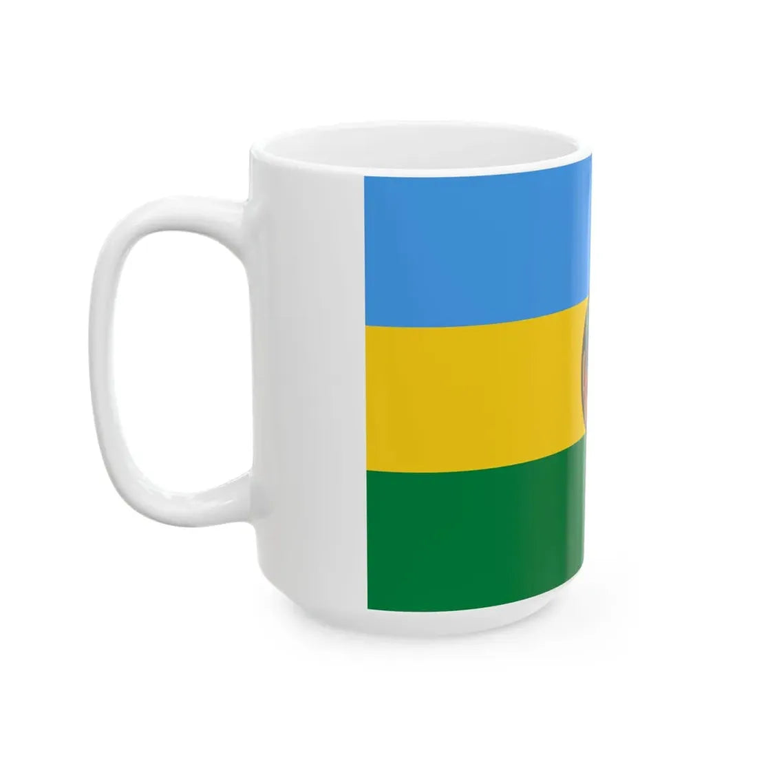 Flag of San Lorenzo Ecuador (Ecuador) White Coffee Mug - Go Mug Yourself