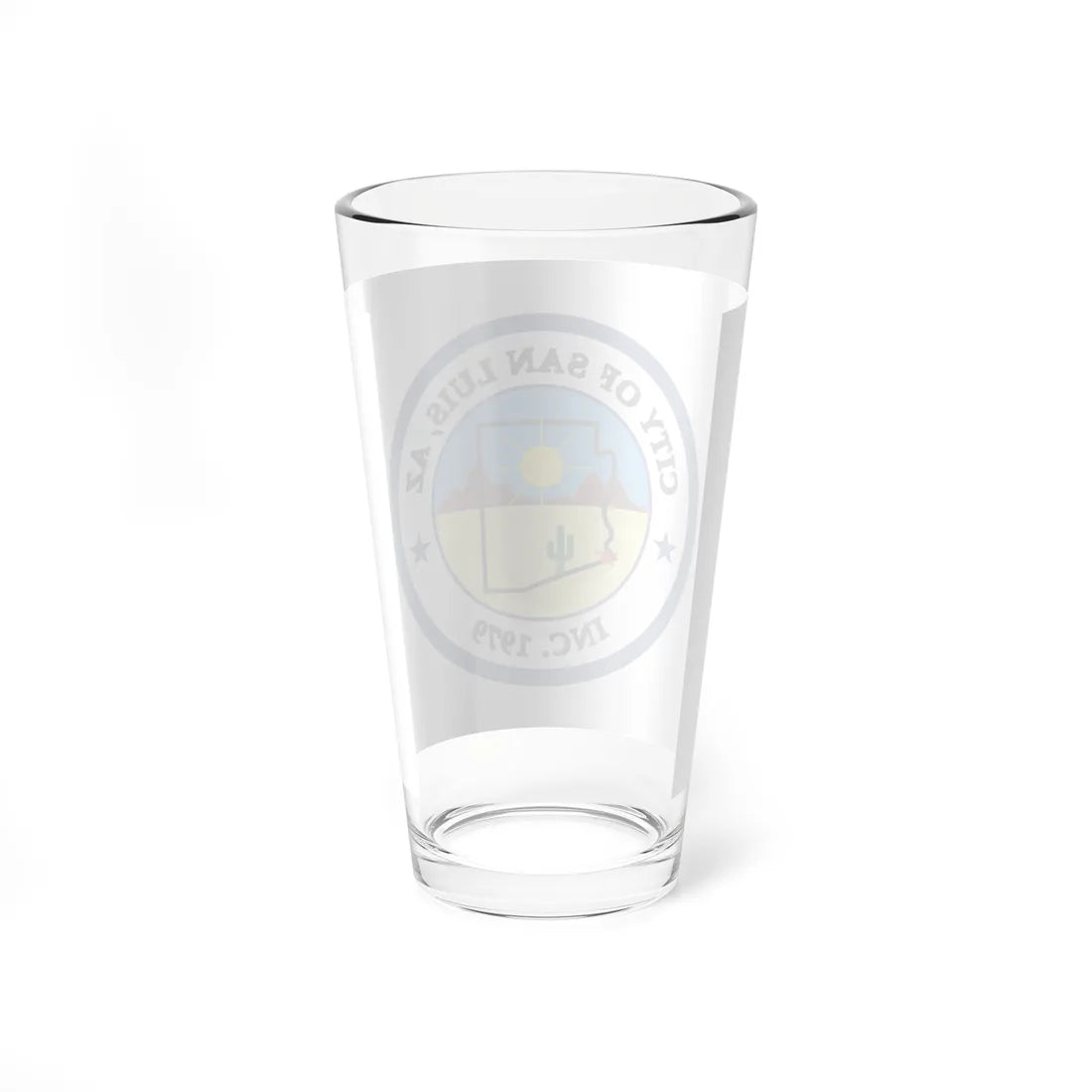 Flag of San Luis Arizona (United States) Pint Glass 16oz - Go Mug Yourself