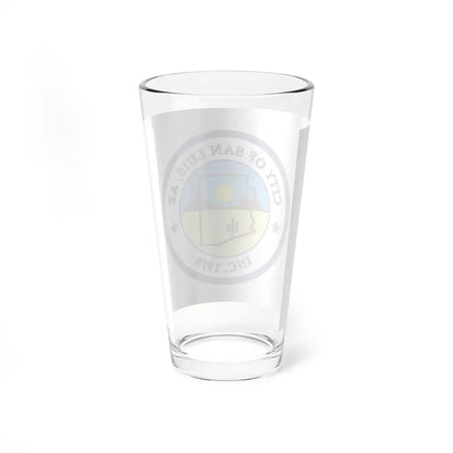 Flag of San Luis Arizona (United States) Pint Glass 16oz - Go Mug Yourself