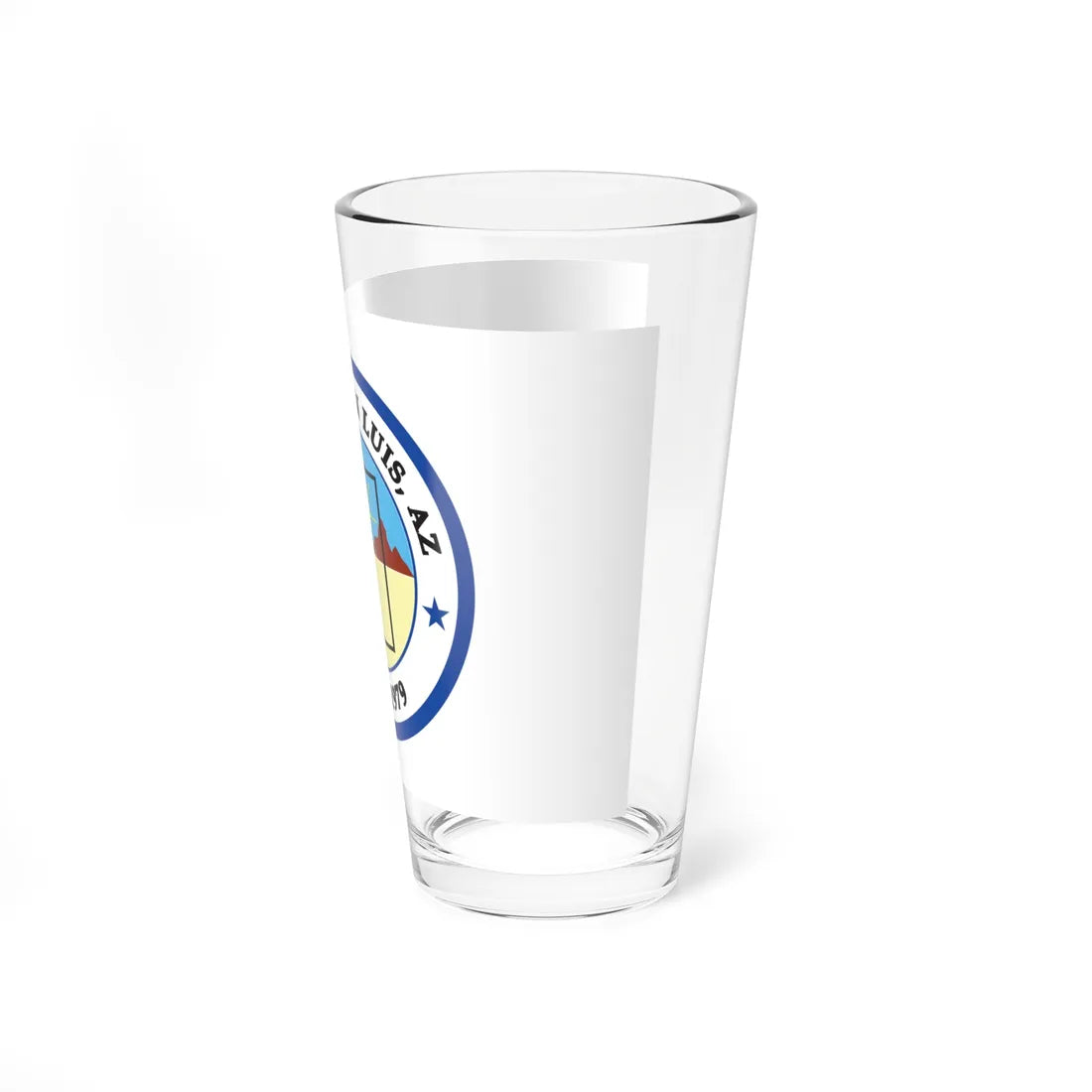 Flag of San Luis Arizona (United States) Pint Glass 16oz - Go Mug Yourself
