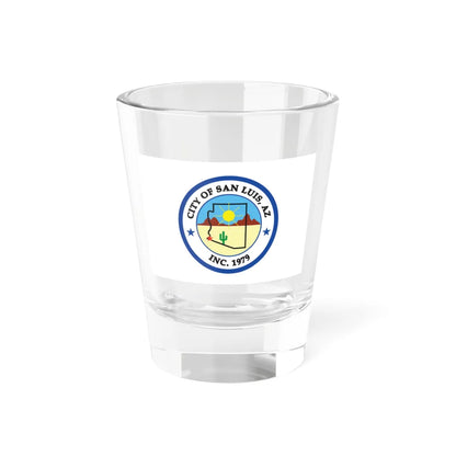 Flag of San Luis Arizona (United States) Shot Glass 1.5oz 1.5oz - Go Mug Yourself