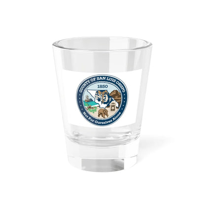 Flag of San Luis Obispo County California (United States) Shot Glass 1.5oz 1.5oz - Go Mug Yourself