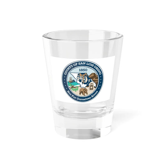 Flag of San Luis Obispo County California (United States) Shot Glass 1.5oz 1.5oz - Go Mug Yourself