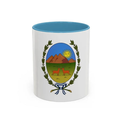 Flag of San Luis Province Argentina - Accent Coffee Mug 11oz Light Blue - Go Mug Yourself