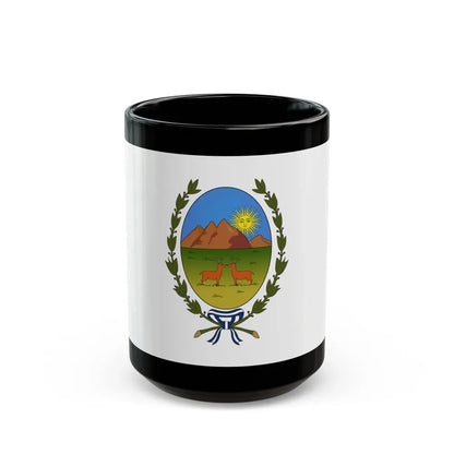 Flag of San Luis Province Argentina - Black Coffee Mug 15oz - Go Mug Yourself