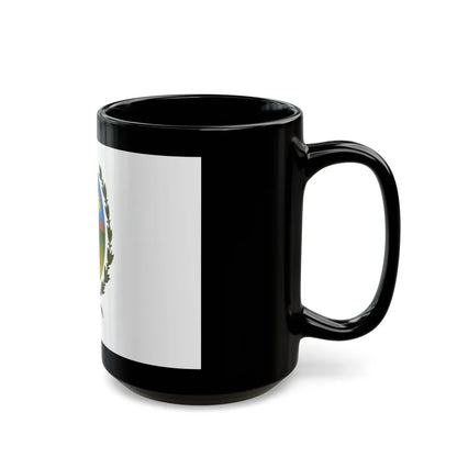 Flag of San Luis Province Argentina - Black Coffee Mug-Go Mug Yourself