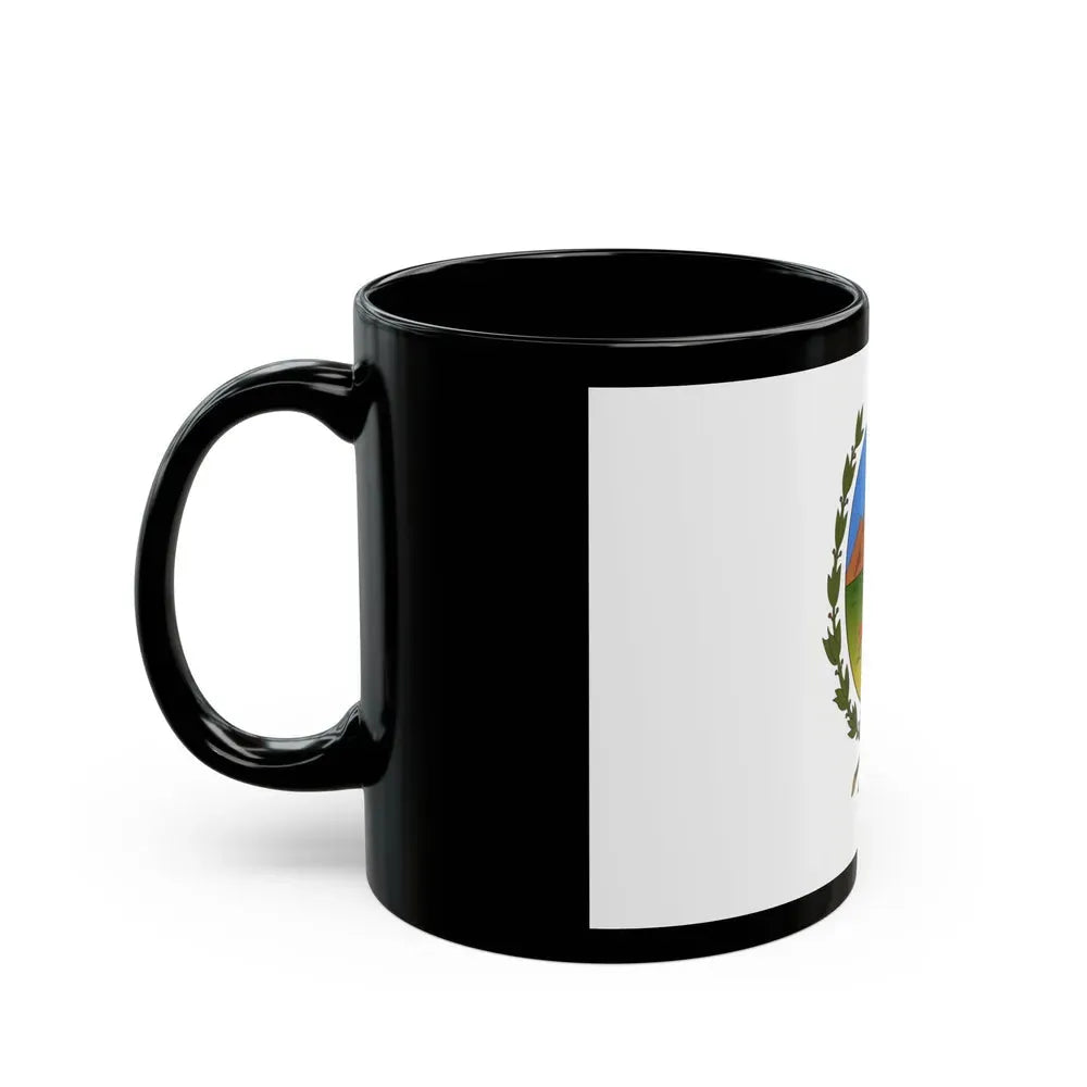 Flag of San Luis Province Argentina - Black Coffee Mug - Go Mug Yourself