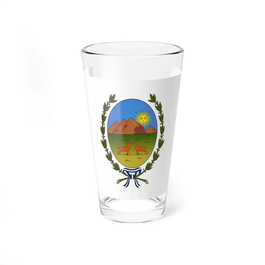 Flag of San Luis Province Argentina - Pint Glass 16oz 16oz - Go Mug Yourself