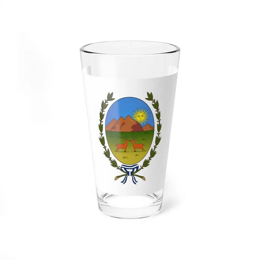 Flag of San Luis Province Argentina - Pint Glass 16oz 16oz - Go Mug Yourself