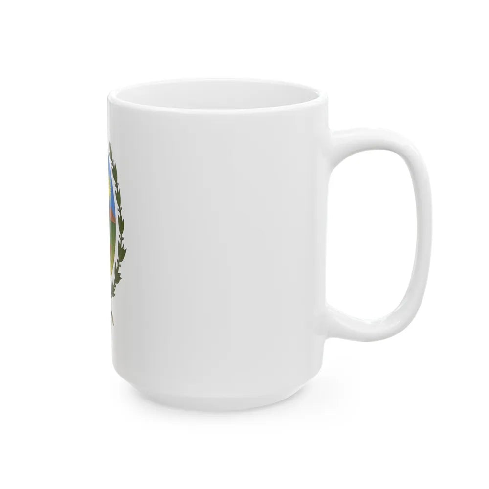 Flag of San Luis Province Argentina - White Coffee Mug-Go Mug Yourself