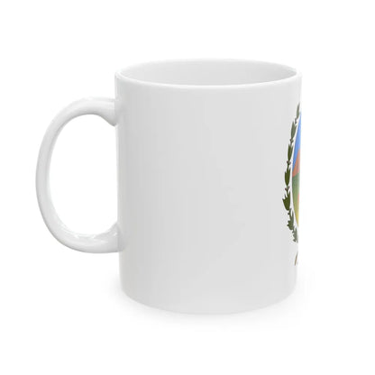 Flag of San Luis Province Argentina - White Coffee Mug-Go Mug Yourself