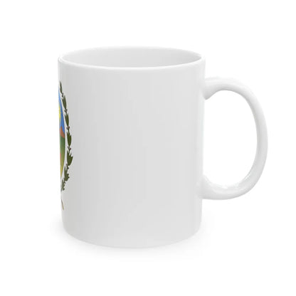 Flag of San Luis Province Argentina - White Coffee Mug-Go Mug Yourself