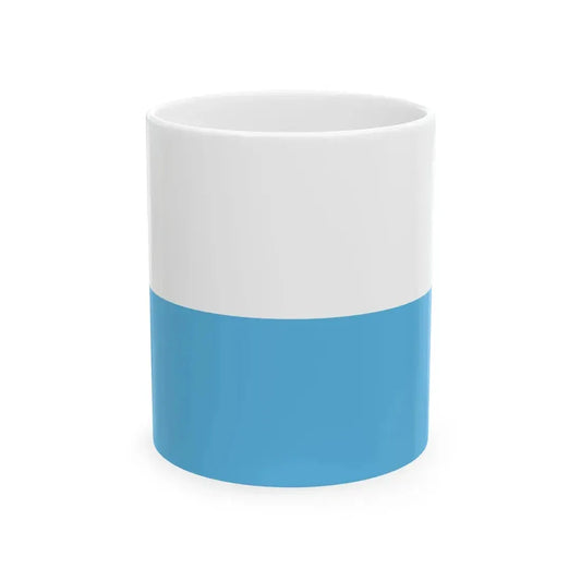 Flag of San Marino civil 3-2 (San Marino) White Coffee Mug 11oz - Go Mug Yourself