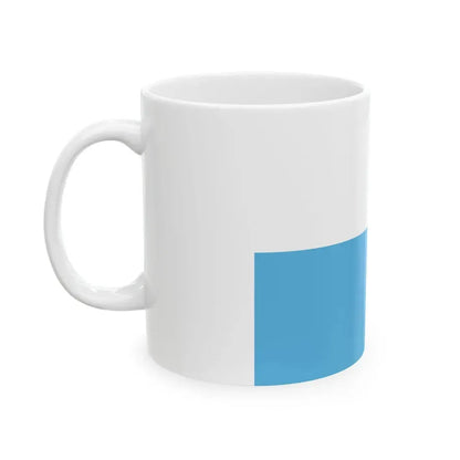 Flag of San Marino civil (San Marino) White Coffee Mug - Go Mug Yourself