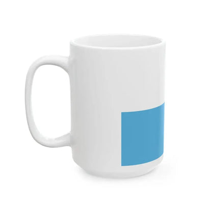 Flag of San Marino civil (San Marino) White Coffee Mug - Go Mug Yourself