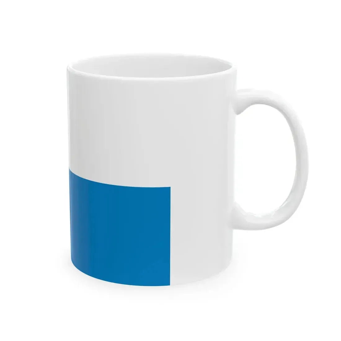 Flag of San Marino pre-2011 civil 3-2 (San Marino) White Coffee Mug - Go Mug Yourself