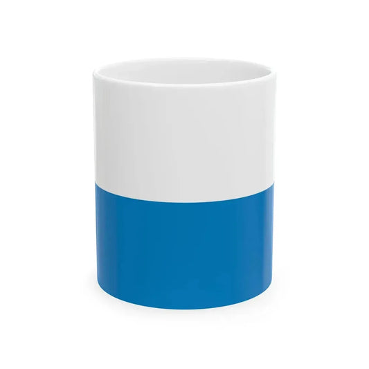 Flag of San Marino pre2011 civil (San Marino) White Coffee Mug 11oz - Go Mug Yourself