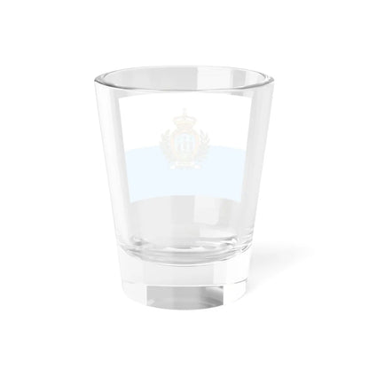 Flag of San Marino (San Marino) Shot Glass 1.5oz - Go Mug Yourself