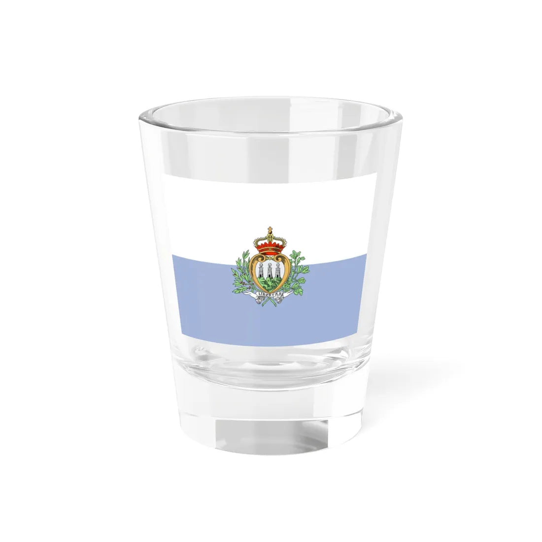 Flag of San Marino WFB 2000 (San Marino) Shot Glass 1.5oz 1.5oz - Go Mug Yourself