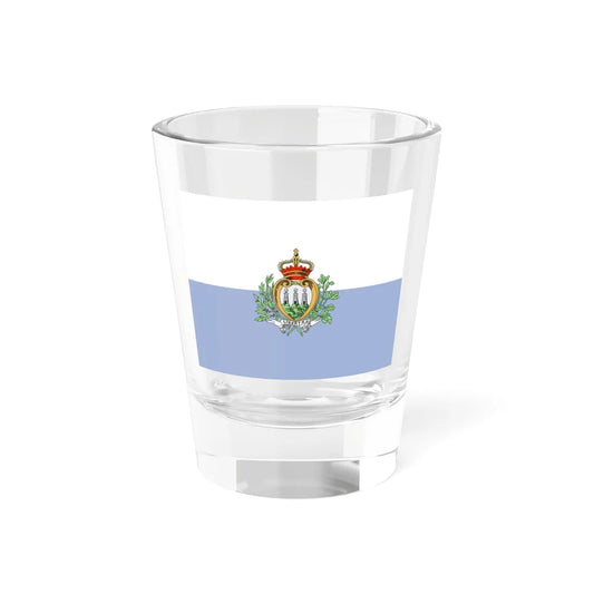 Flag of San Marino WFB 2000 (San Marino) Shot Glass 1.5oz 1.5oz - Go Mug Yourself
