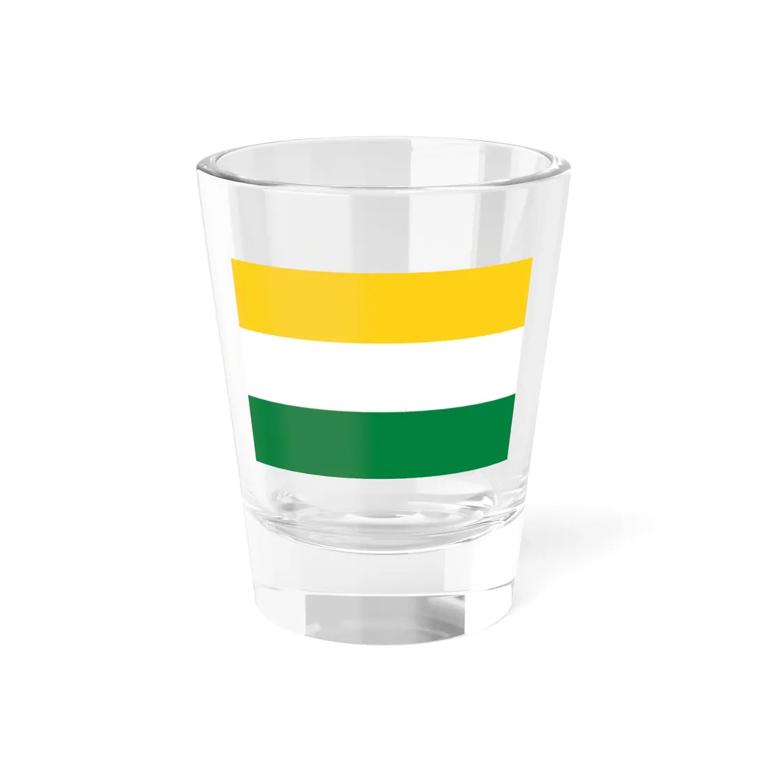 Flag of San Miguel de Los Bancos (Ecuador) Shot Glass 1.5oz 1.5oz - Go Mug Yourself