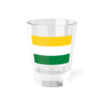 Flag of San Miguel de Los Bancos (Ecuador) Shot Glass 1.5oz 1.5oz - Go Mug Yourself
