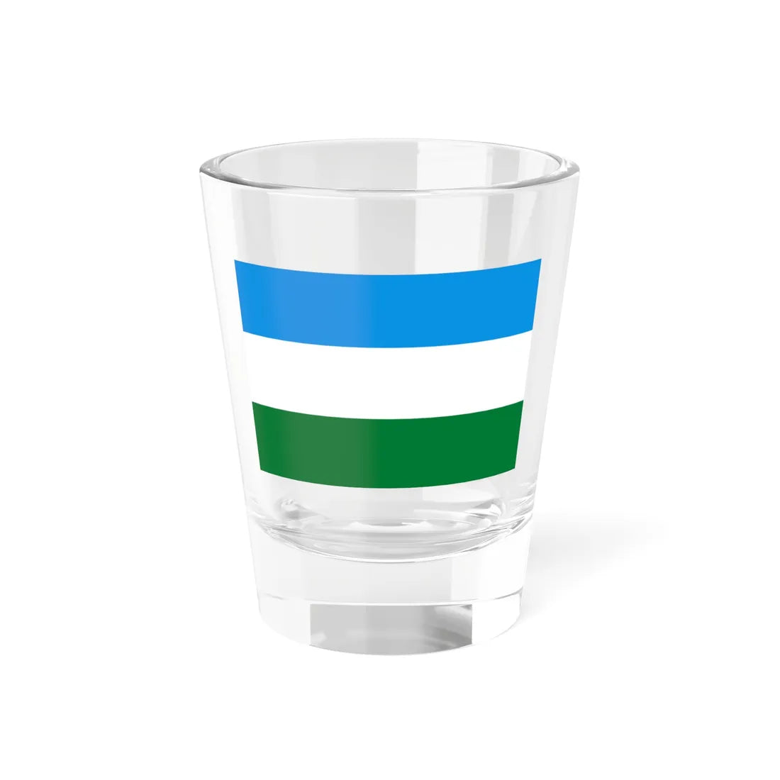 Flag of San Miguel de Velasco Bolivia (Bolivia) Shot Glass 1.5oz 1.5oz - Go Mug Yourself