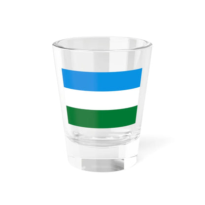 Flag of San Miguel de Velasco Bolivia (Bolivia) Shot Glass 1.5oz 1.5oz - Go Mug Yourself
