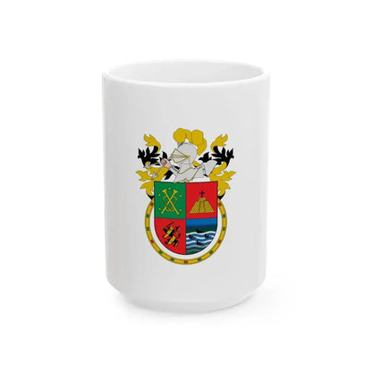 Flag of San Pedro Cholula Puebla (Mexico) White Coffee Mug 15oz - Go Mug Yourself