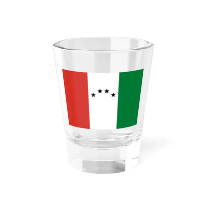 Flag of San Rafael de Velasco Bolivia (Bolivia) Shot Glass 1.5oz 1.5oz - Go Mug Yourself