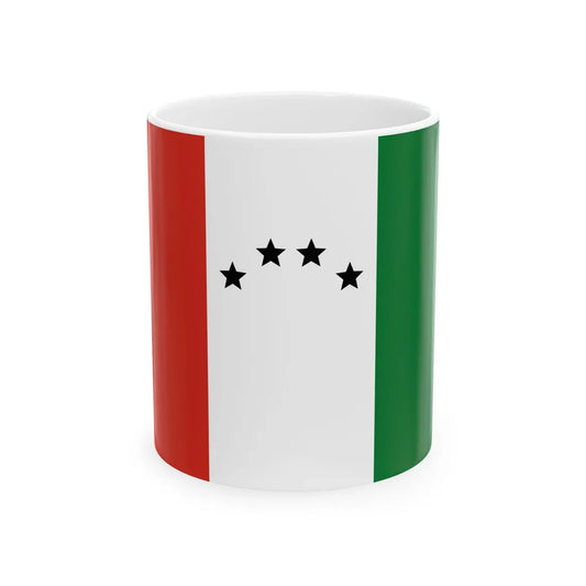 Flag of San Rafael de Velasco Bolivia (Bolivia) White Coffee Mug 11oz - Go Mug Yourself
