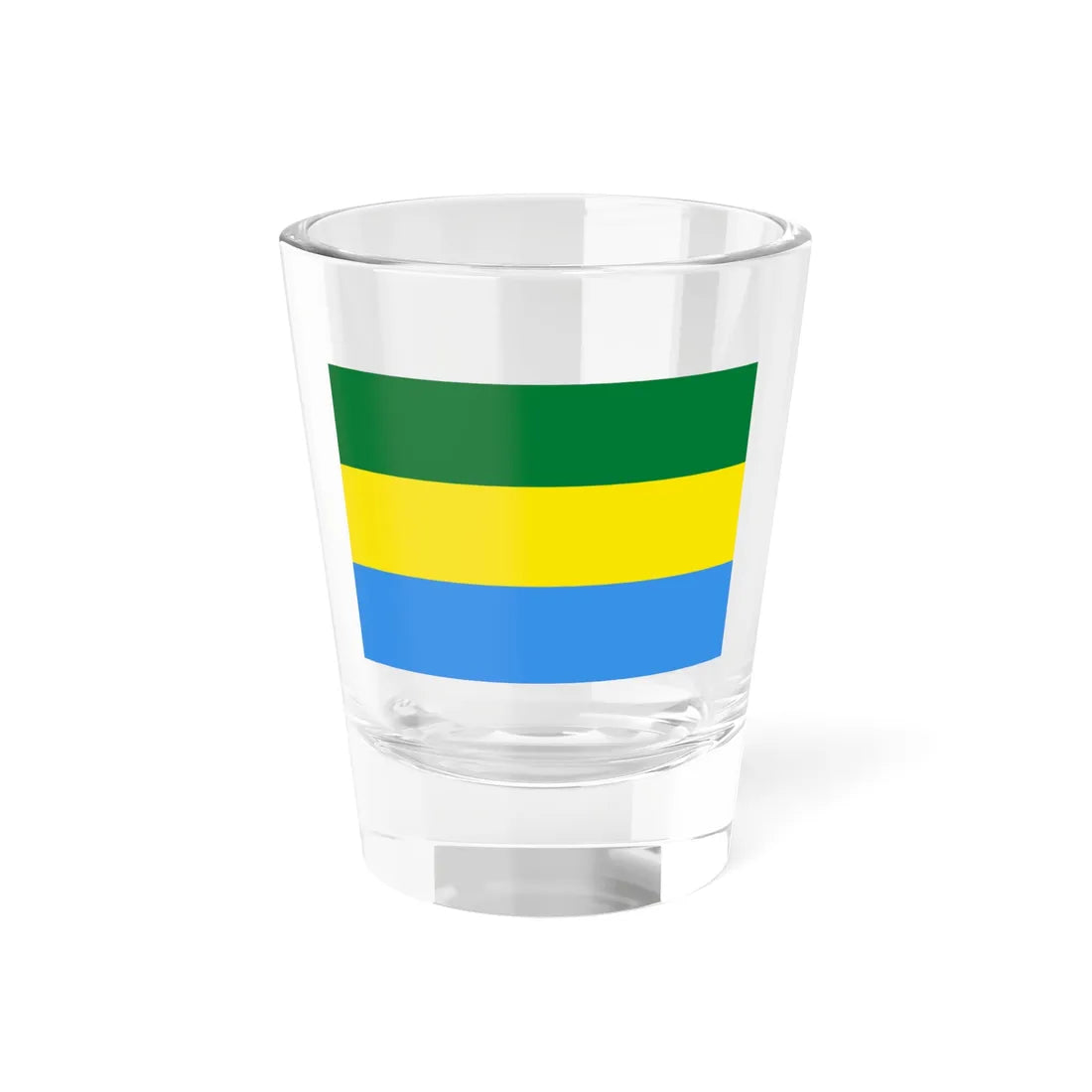 Flag of San Ramón Ñuflo de Chaves Bolivia (Bolivia) Shot Glass 1.5oz 1.5oz - Go Mug Yourself