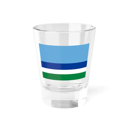 Flag of San Vicente (Ecuador) Shot Glass 1.5oz 1.5oz - Go Mug Yourself