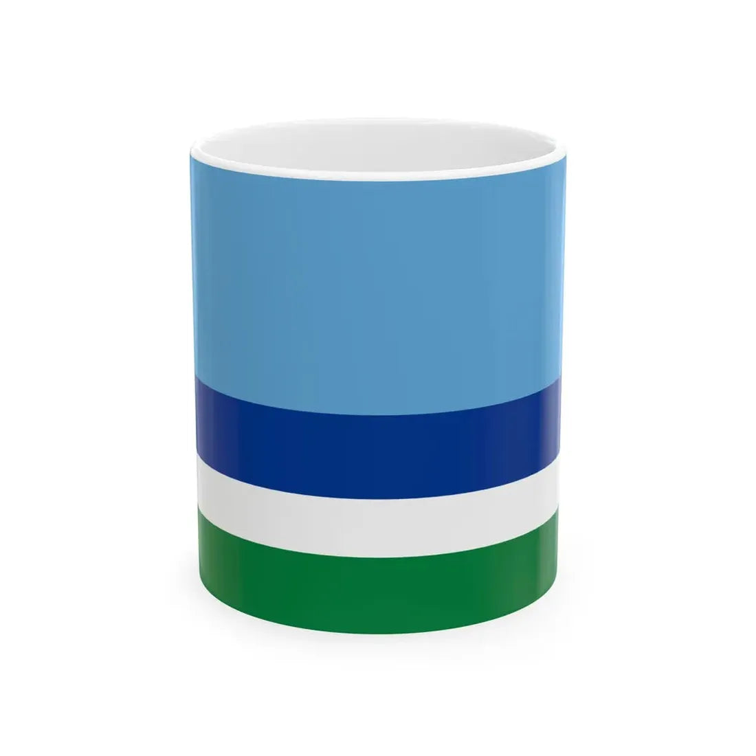 Flag of San Vicente (Ecuador) White Coffee Mug 11oz - Go Mug Yourself