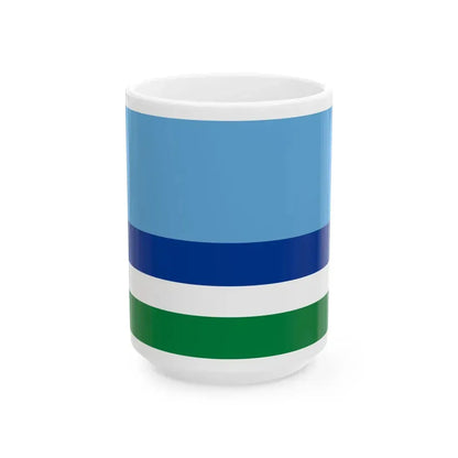 Flag of San Vicente (Ecuador) White Coffee Mug 15oz - Go Mug Yourself