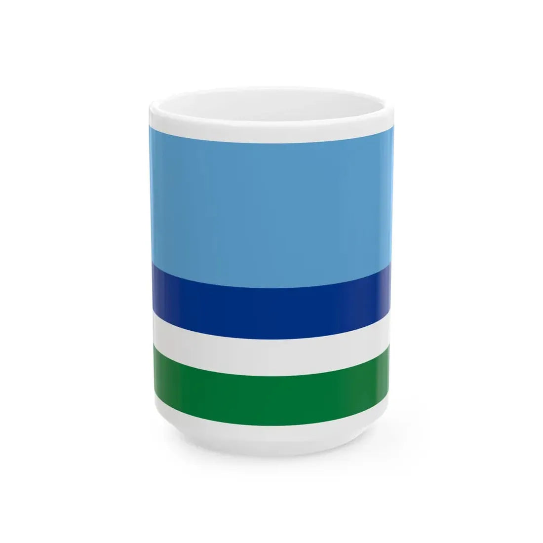 Flag of San Vicente (Ecuador) White Coffee Mug 15oz - Go Mug Yourself